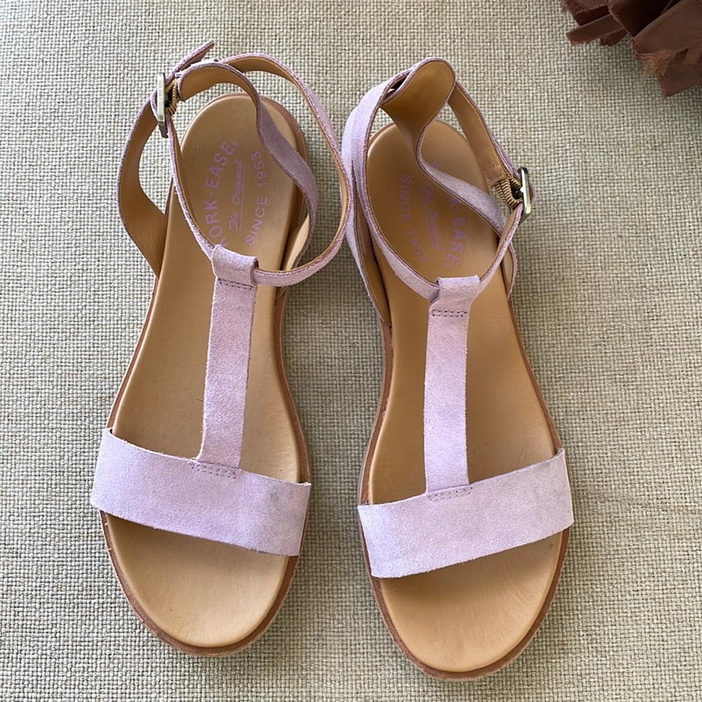 Kork-Ease Zukey Suede Ankle Strap Sandal